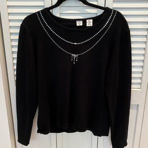 Black Dressy Sweater - Real Clothes